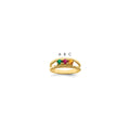 14k Genuine 3 Stone Mother's Ring