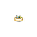 14k Synthetic Family Jewelry Ring