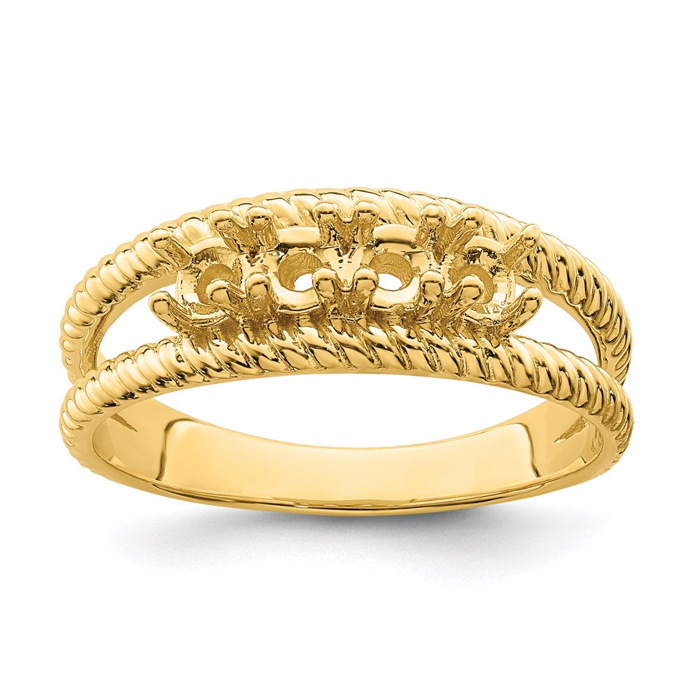 14k Synthetic Family Jewelry Ring