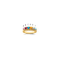 10k Synthetic Family Jewelry Ring