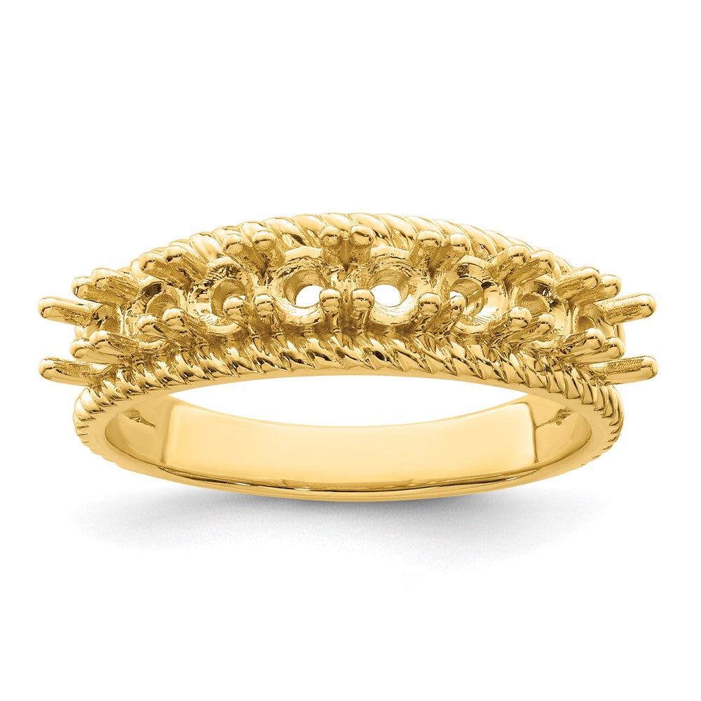 14k Synthetic Family Jewelry Ring