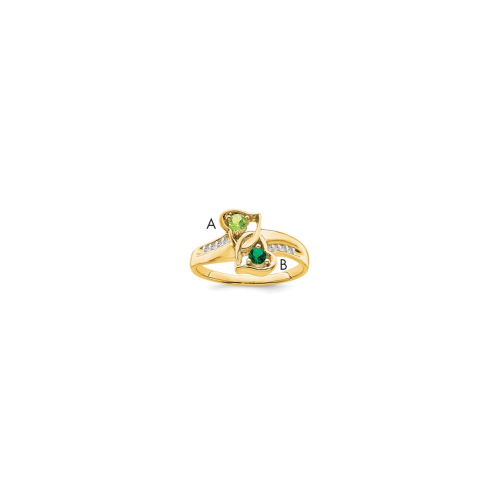 14k Genuine Family Jewelry Ring