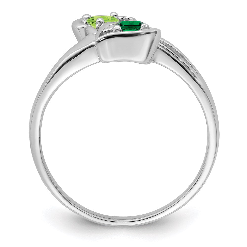 14k White Gold Family Jewelry Ring Mounting
