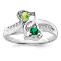 14k White Gold Family Jewelry Ring Mounting
