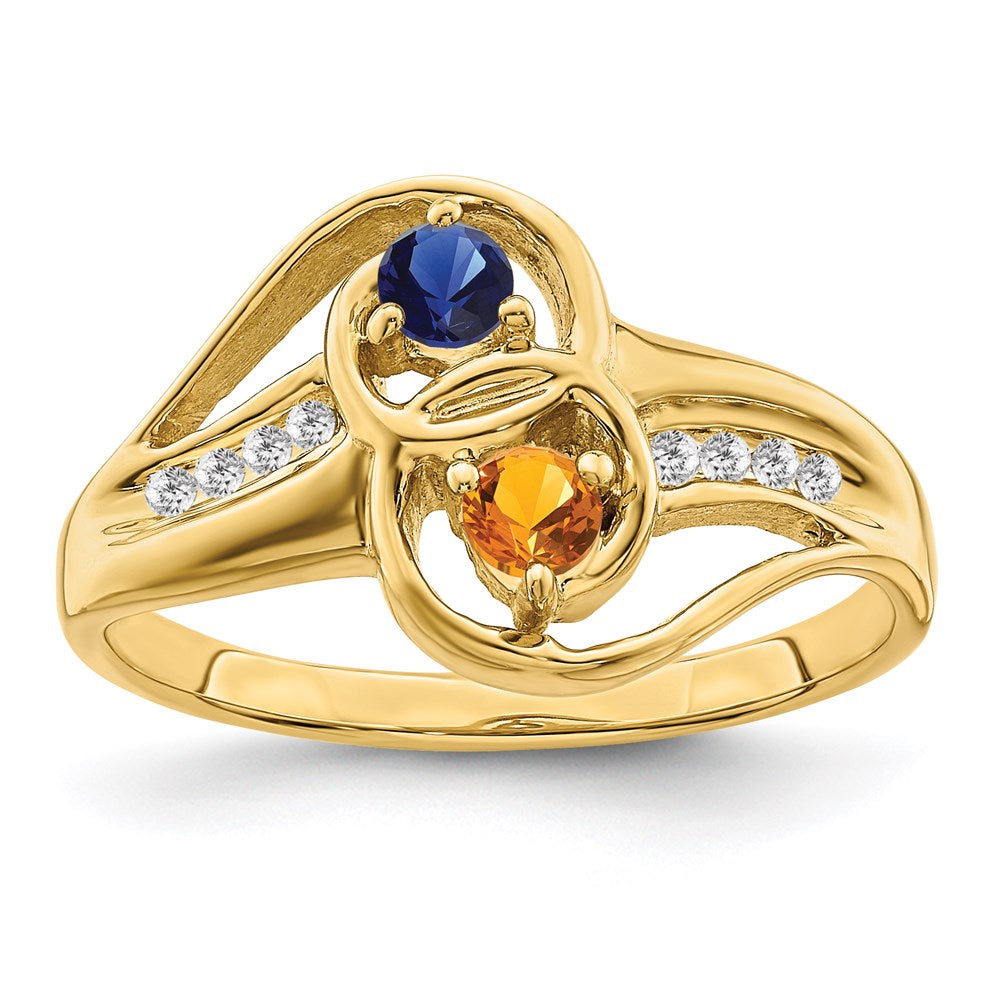 14k Genuine Family Jewelry Ring