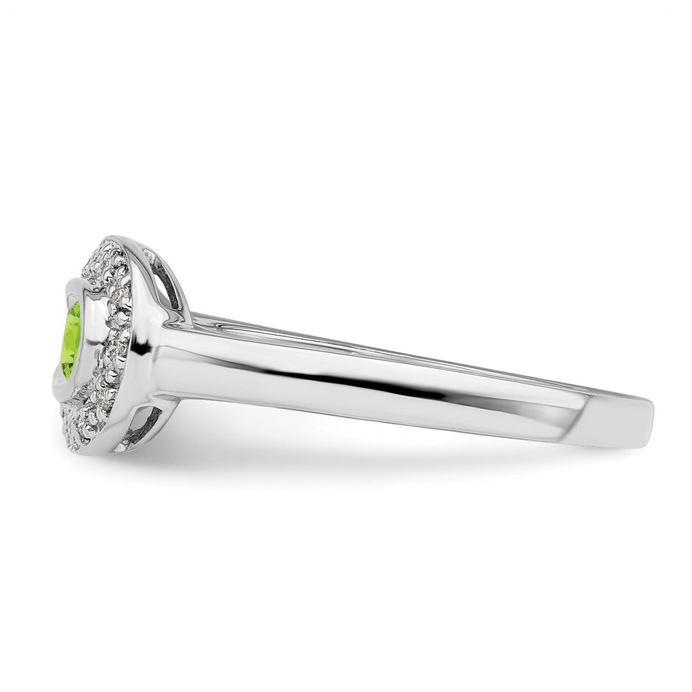 14K White Gold Family Jewelry Diamond Semi-Set Ring
