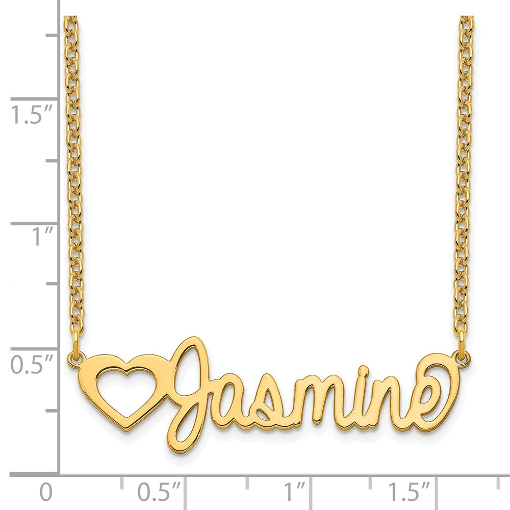 SS/Gold-plated Medium Customized Name Plate Necklace
