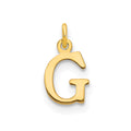14kr Cutout Letter G Initial Pendant
