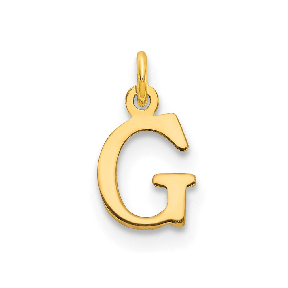 14kr Cutout Letter G Initial Pendant