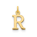 14k Rose Gold Cutout Letter R Initial Pendant
