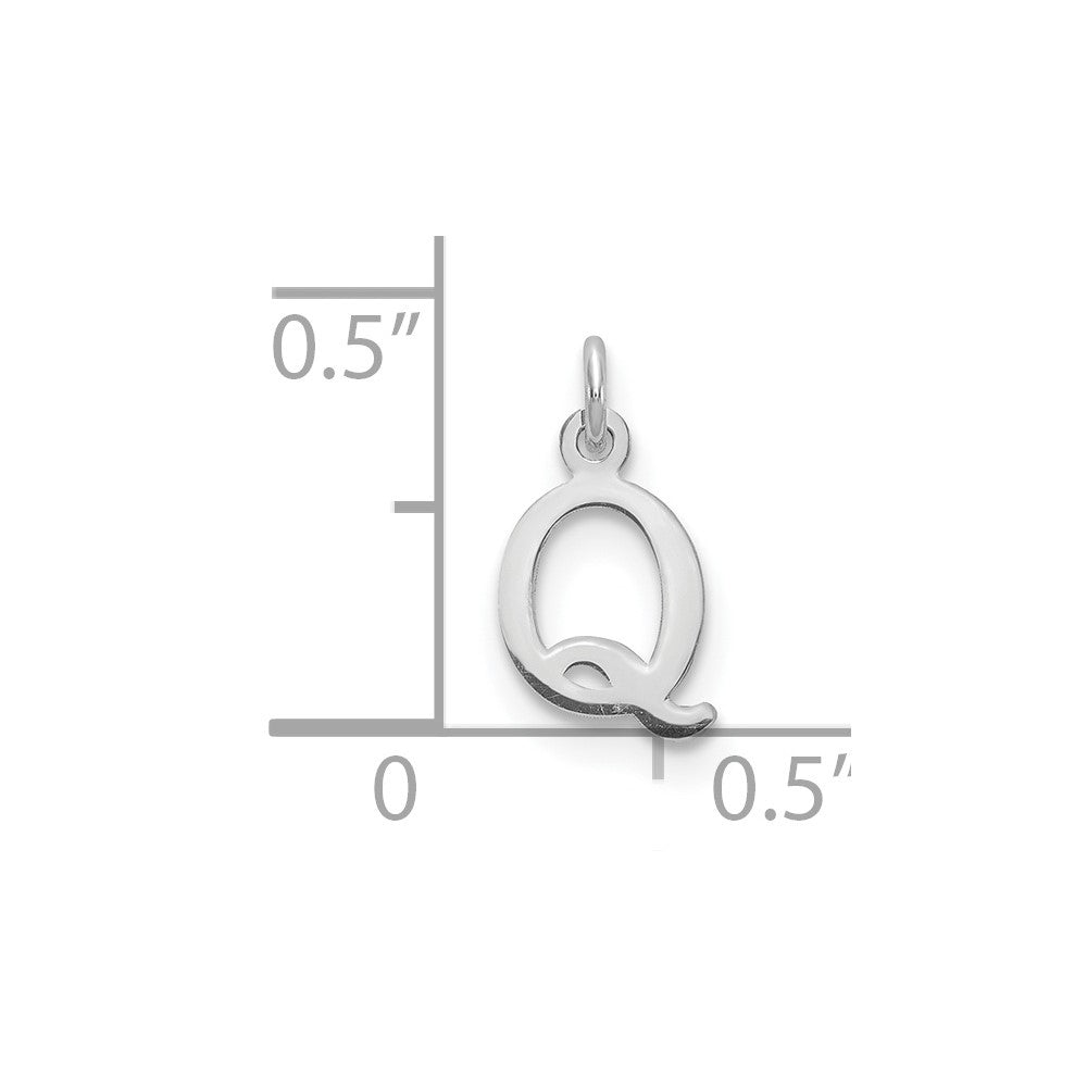 10KW Cutout Letter Q Initial Charm