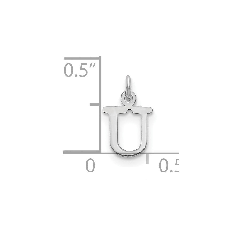 10KW Cutout Letter U Initial Charm