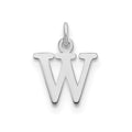 10KW Cutout Letter W Initial Charm