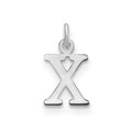 10KW Cutout Letter X Initial Charm