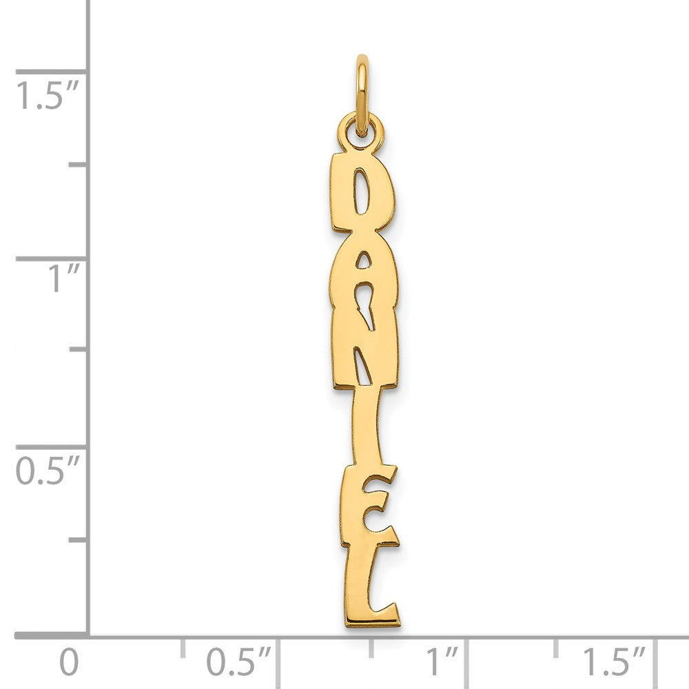 Sterling Silver/Gold-plated Hobo Extra Font Name Plate Charm