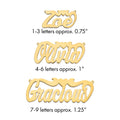 Sterling Silver/Gold-plated Polished Heart Name Plate