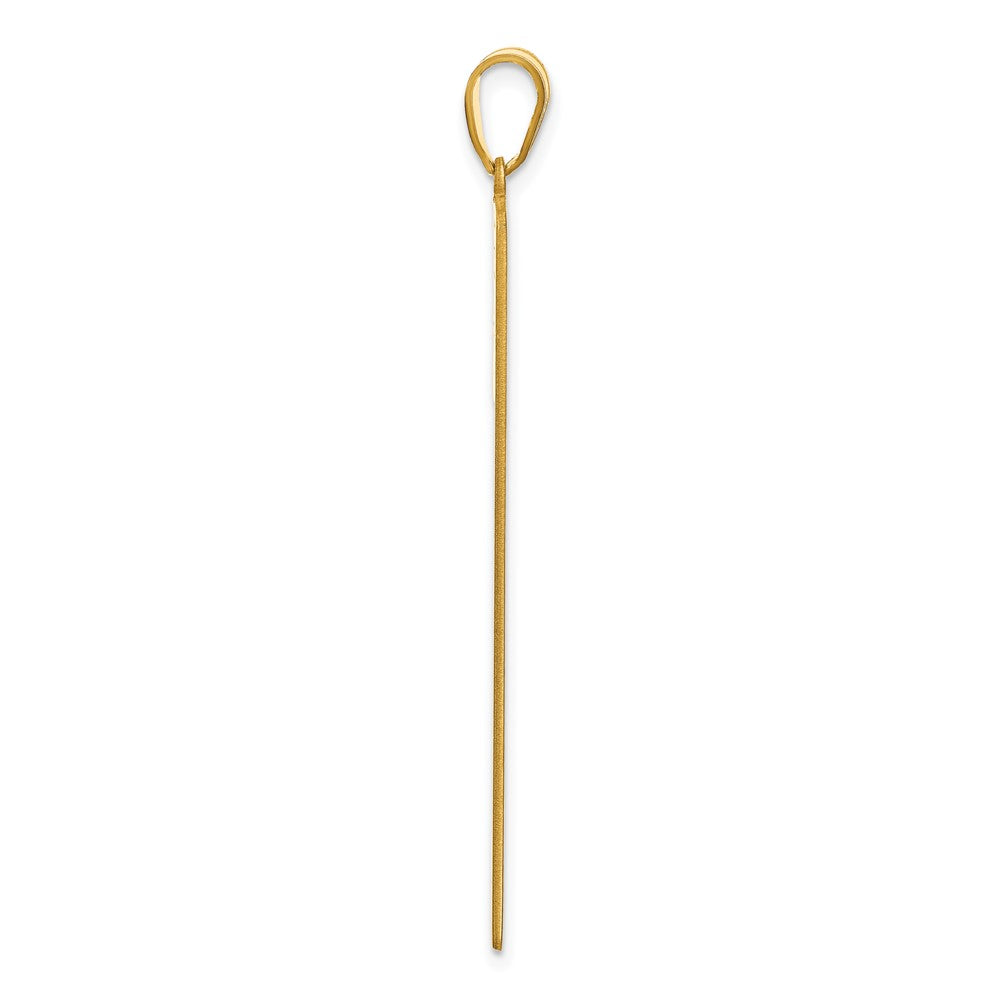 10k Yellow Gold 1 Name Family Pendant