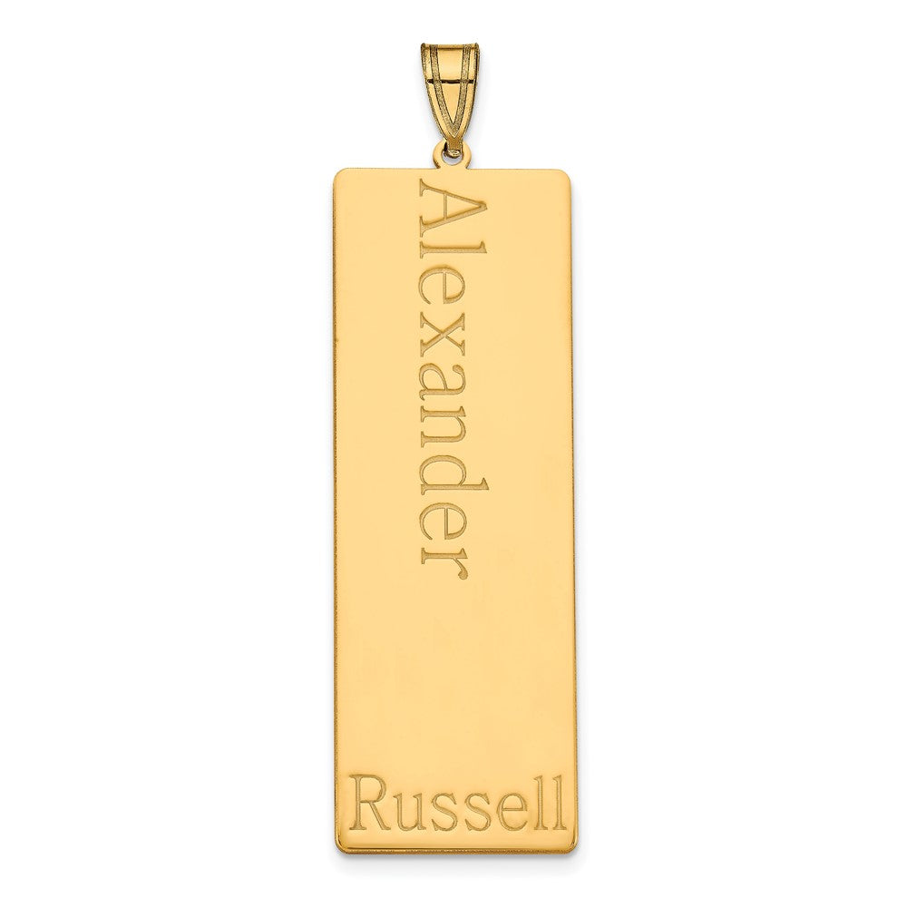 Sterling Silver/Gold-plated 1 Name Family Pendant