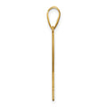 Sterling Silver/Gold-plated Personalized Tennis Pendant