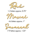 Sterling Silver/Gold-plated Polished Bathinda Font Name Plate