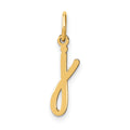 14KY Lower case Letter J Initial Charm
