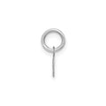 14KW Lower case Letter M Initial Charm