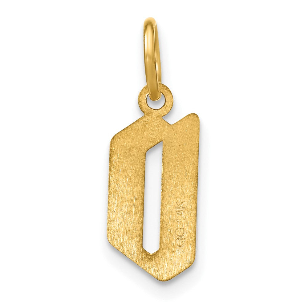 14ky Letter D Initial Pendant