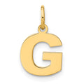 14ky Letter G Initial Pendant