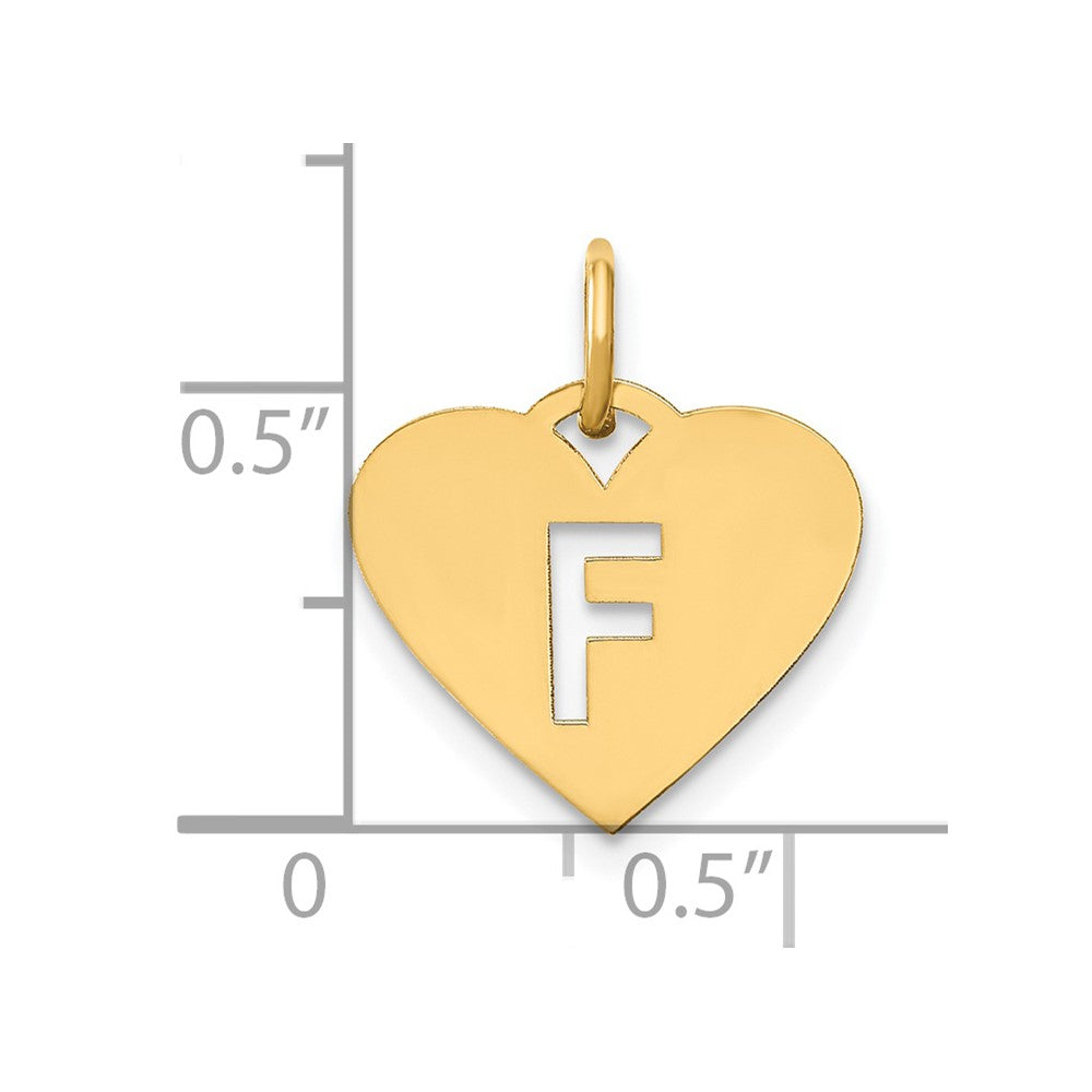 14ky Initial Letter F Initial Charm