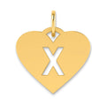 14ky Initial Letter X Initial Charm