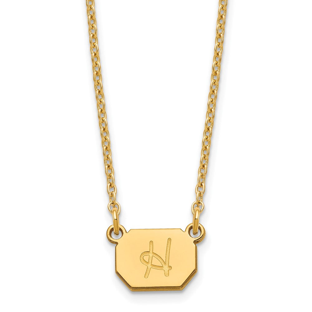 Sterling Silver/Gold-plated Initial Necklace