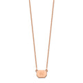14k Rose Gold Initial Necklace