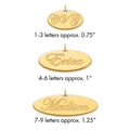 10k Yellow Gold Polished Oval Name Plate