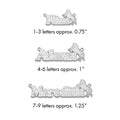 Sterling Silver/Rhodium-plated Horse Name Plate