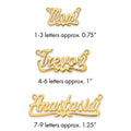 Sterling Silver/Gold-plated Polished Heart Name Plate