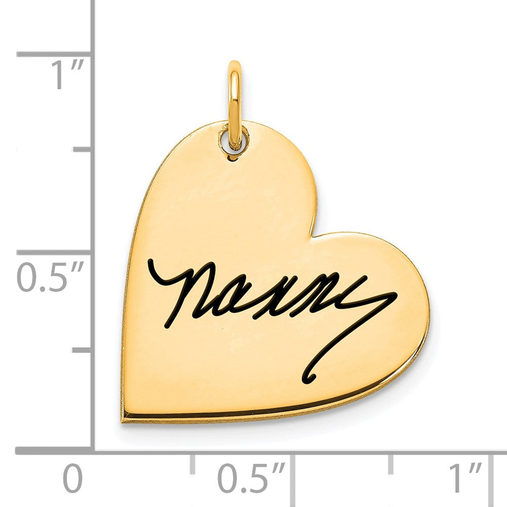 Sterling Silver/Gold-plated Signature Heart Charm