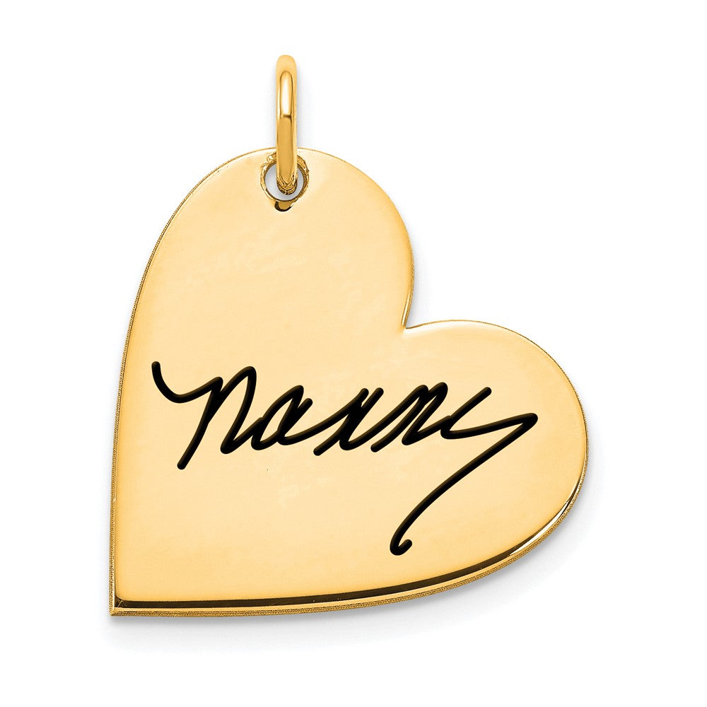 Sterling Silver/Gold-plated Signature Heart Charm