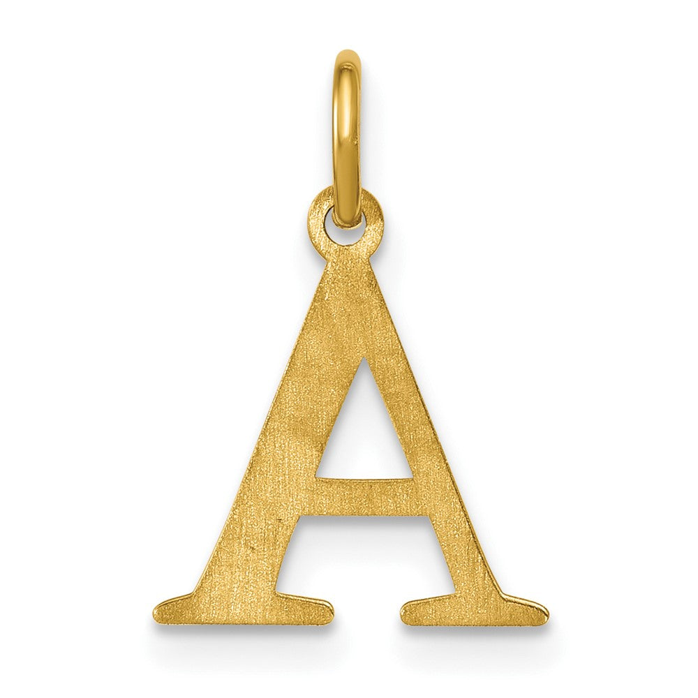 Sterling Silver/Gold-Plated Line Epoxy Initial Charm