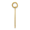 Sterling Silver/Gold-Plated Heart with Name and Number Charm