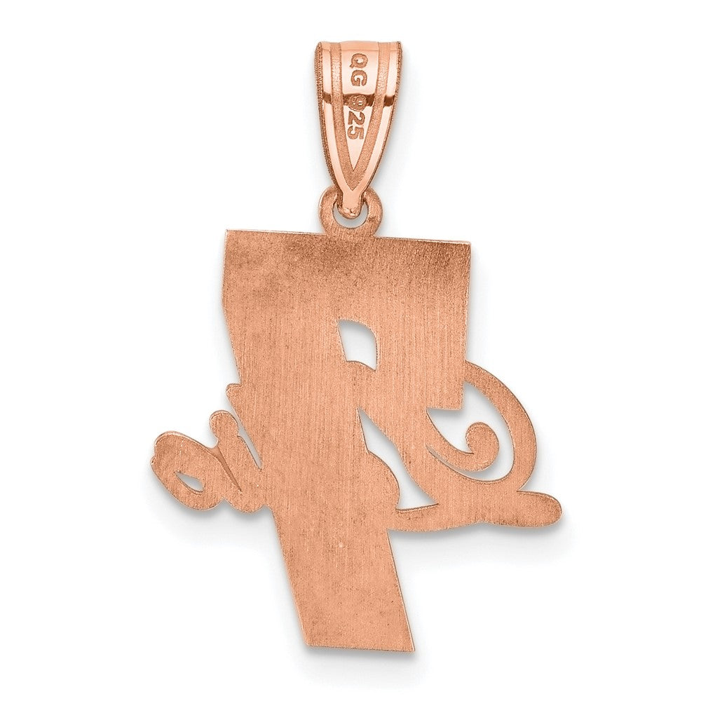 SS/Rose Gold-Plated with Epoxy Name and Number Pendant
