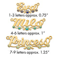 Sterling Silver/Gold-Plated Epoxy Paw Print Name Plate