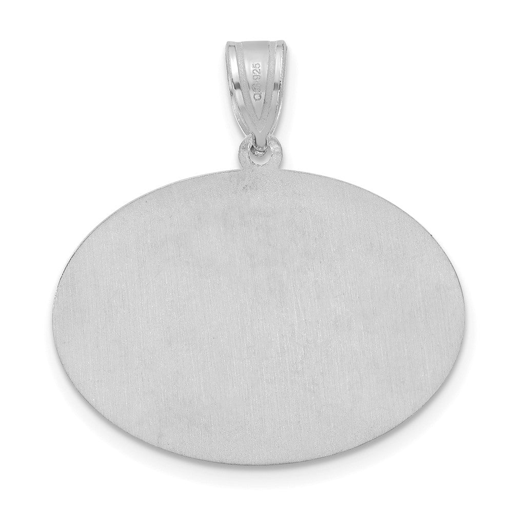 Sterling Silver/Rhodium-plated HOME/STATE Pendant