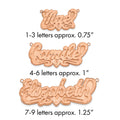 SS/Rose-plated 3D Satin Diamond-cut Heart Name Plate