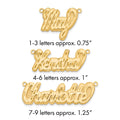 Sterling Silver/Gold-plated 3D Diamond-cut Name Plate