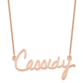 14k Rose Gold Signature Necklace