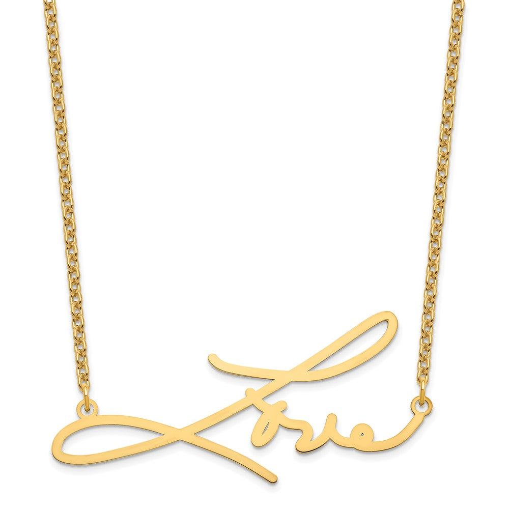 Sterling Silver/Gold-plated Signature Necklace