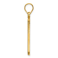 Sterling Silver/Gold-plated Brushed Monogram Pendant