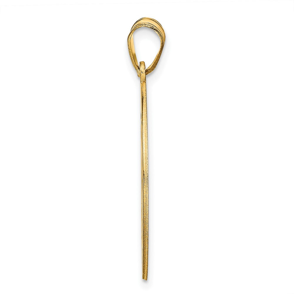 Sterling Silver/Gold-plated Round Family Monogram Pendant