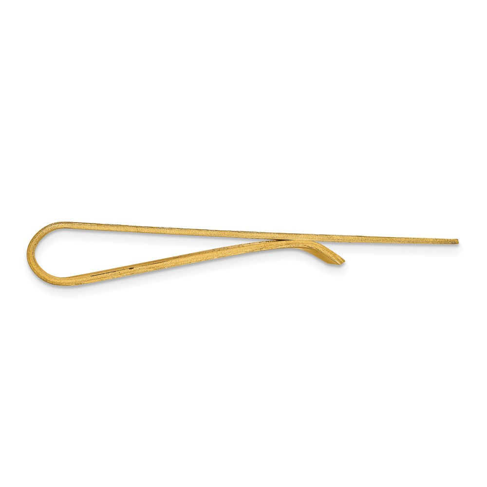 14k Yellow Gold Raised Letter Monogram Money Clip