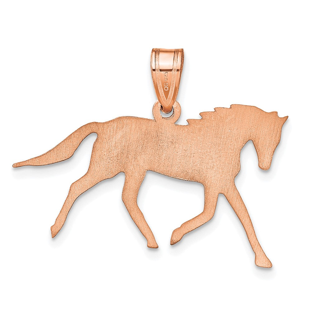 Sterling Silver/Rose-plated with Name Pendant